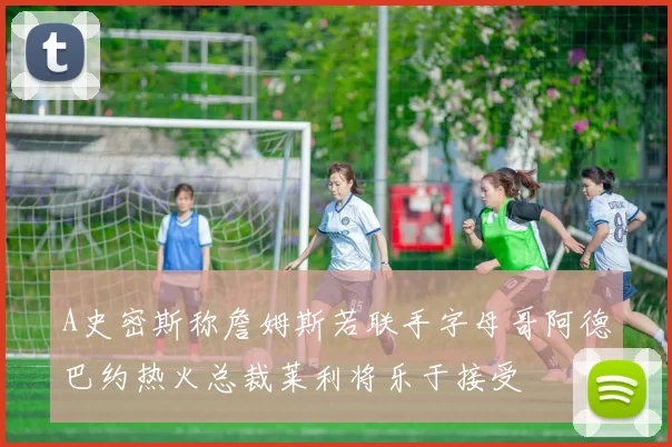 A史密斯称詹姆斯若联手字母哥阿德巴约热火总裁莱利将乐于接受